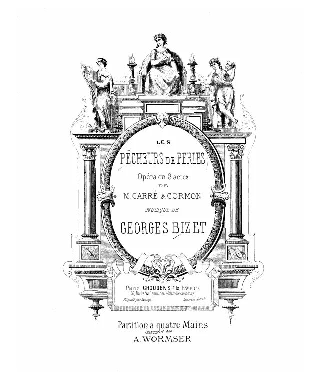First page of Les pêcheurs de perles