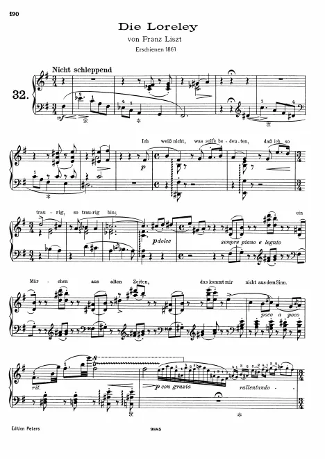 First page of Die Loreley