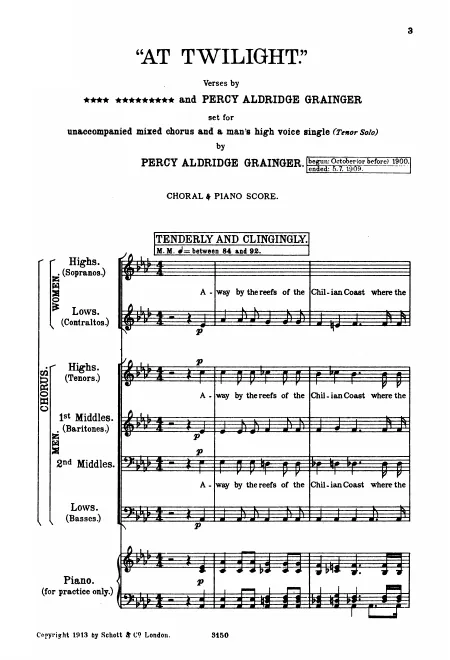 First page of At Twilight