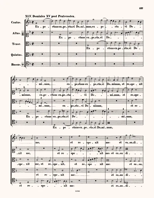 First page of Expectans exspectavi