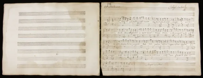 First page of Il Fulgido splendor d'un ciglio arciero