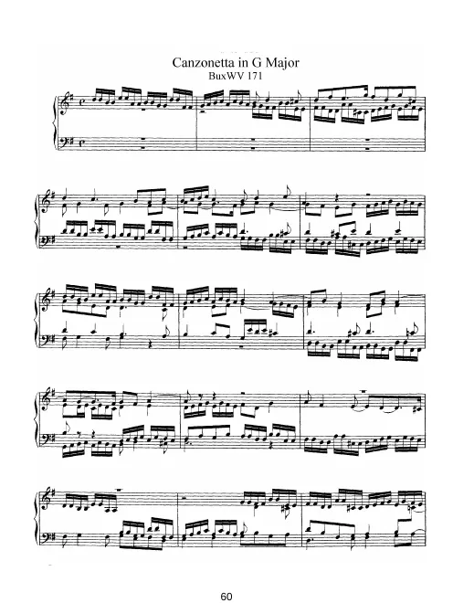 First page of Canzonetta in G major