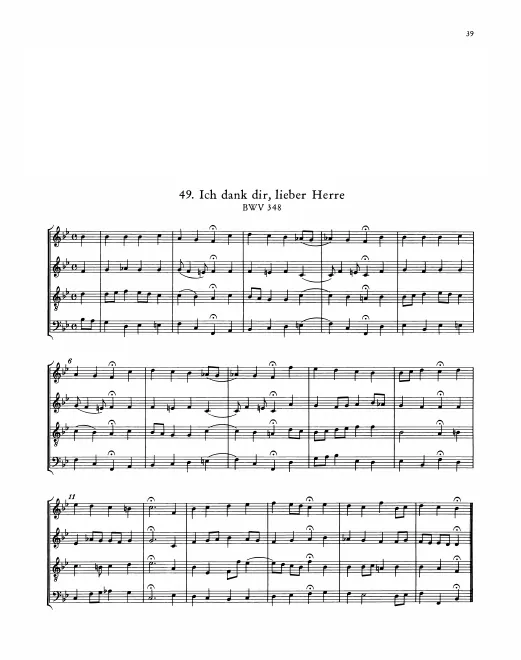First page of Ich dank dir, lieber Herre [II]