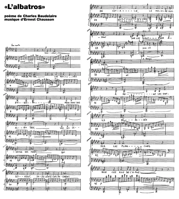 First page of L'Albatros