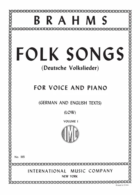 First page of 49 Deutsche Volkslieder