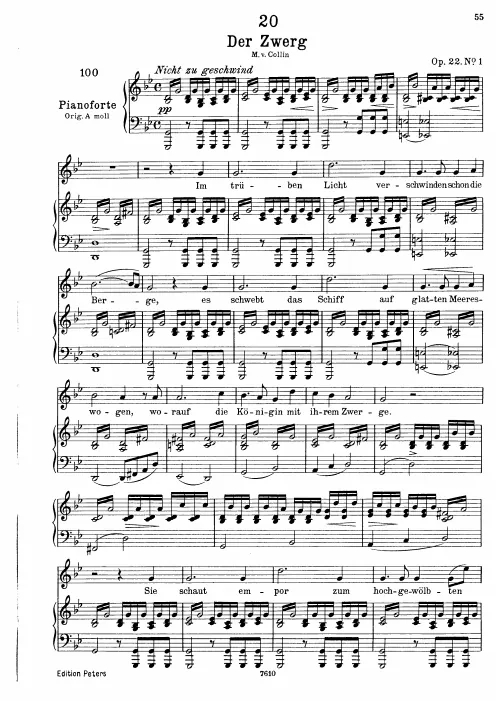 First page of Der Zwerg