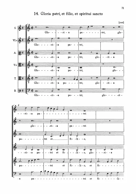 First page of In te Domine speravi