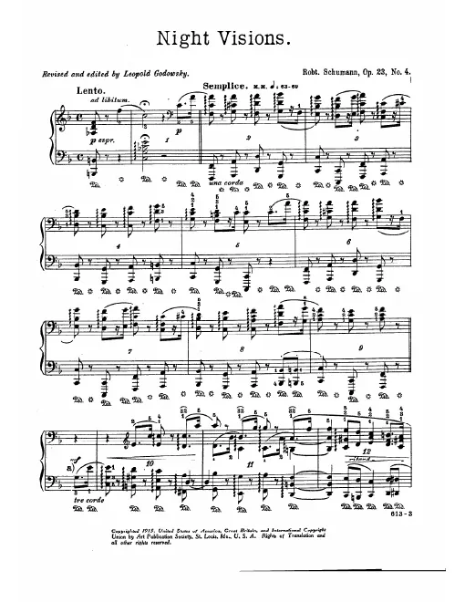 First page of 4 Nachtstücke