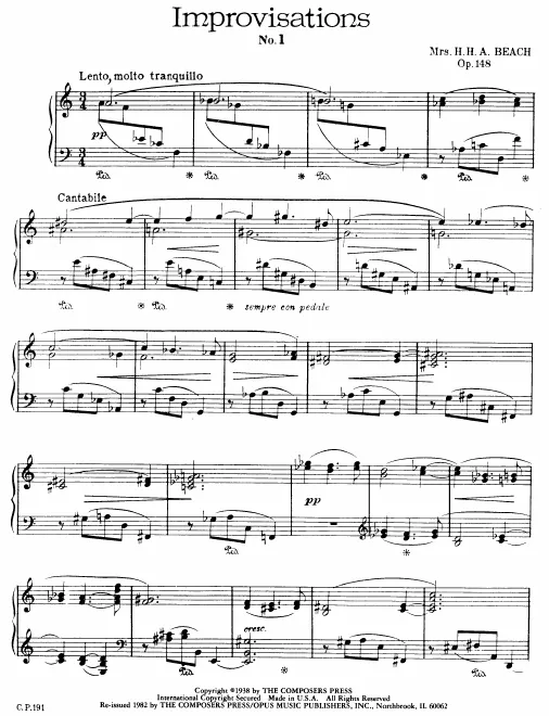 First page of 5 Improvisations