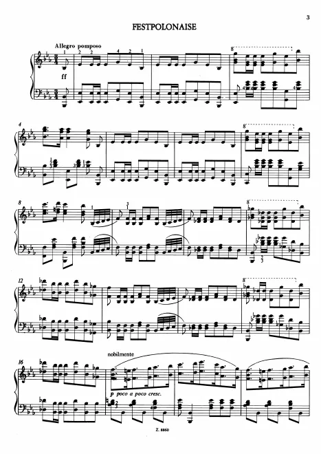 First page of Festpolonaise