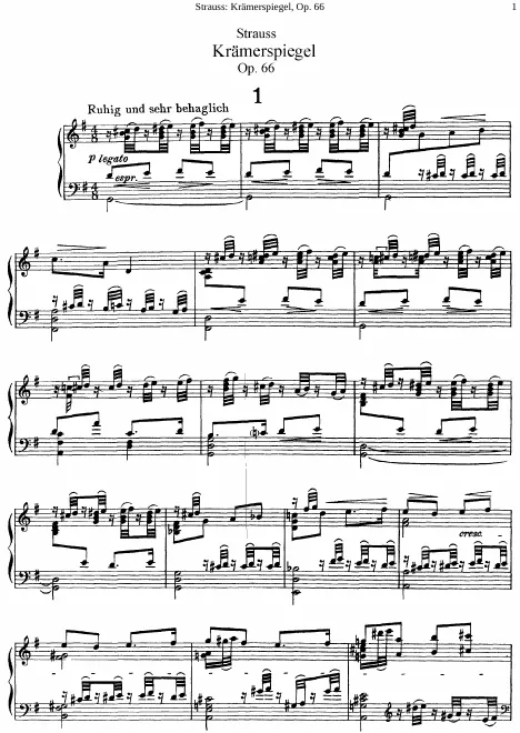 First page of Krämerspiegel