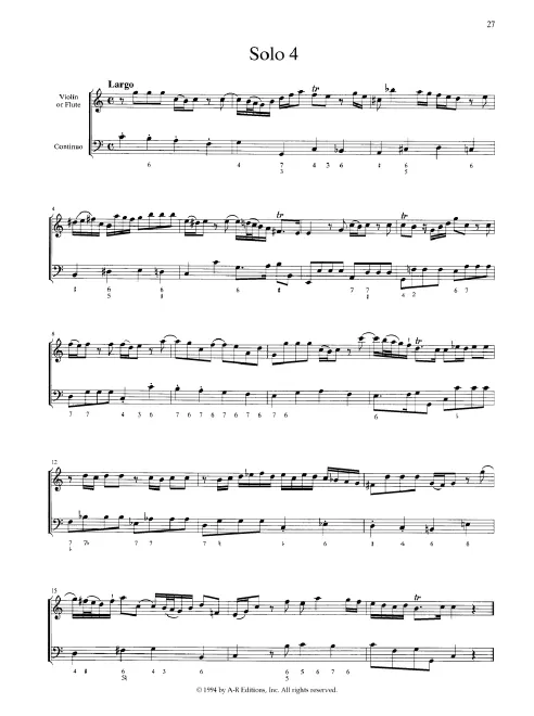 First page of Violin Sonata