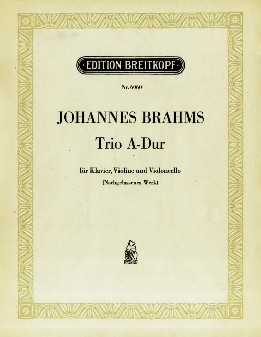 First page of Piano Trio in A major