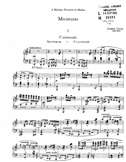 First page of Miniatures