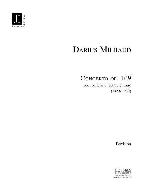 First page of Percussion Concerto
