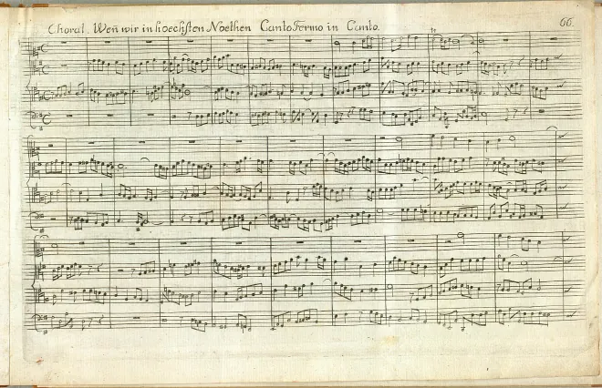 First page of Wenn wir in höchsten Nöten sein