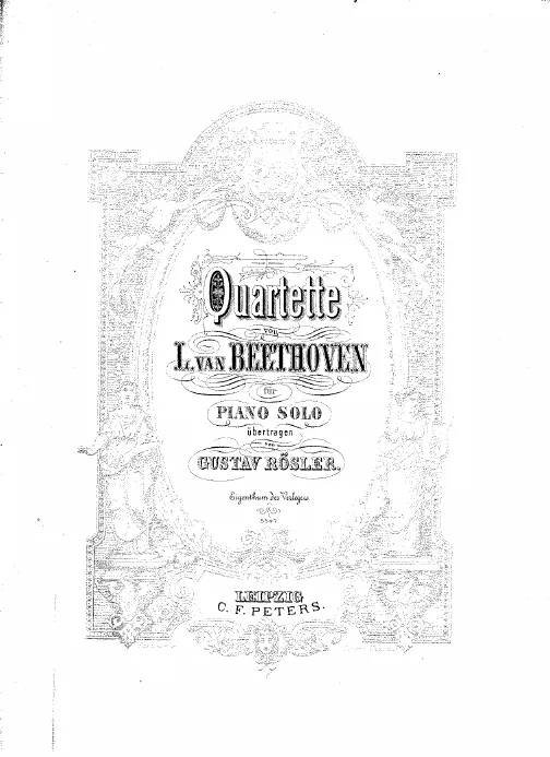 First page of String Quartet No.1