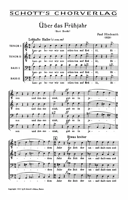 First page of Über das Frühjahr
