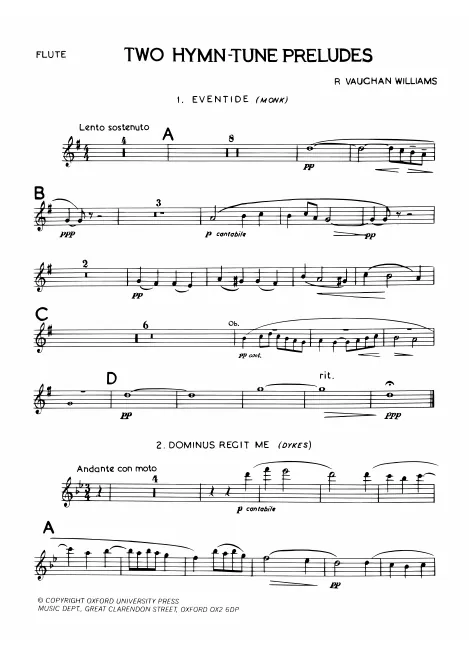 First page of 2 Hymn-Tune Preludes