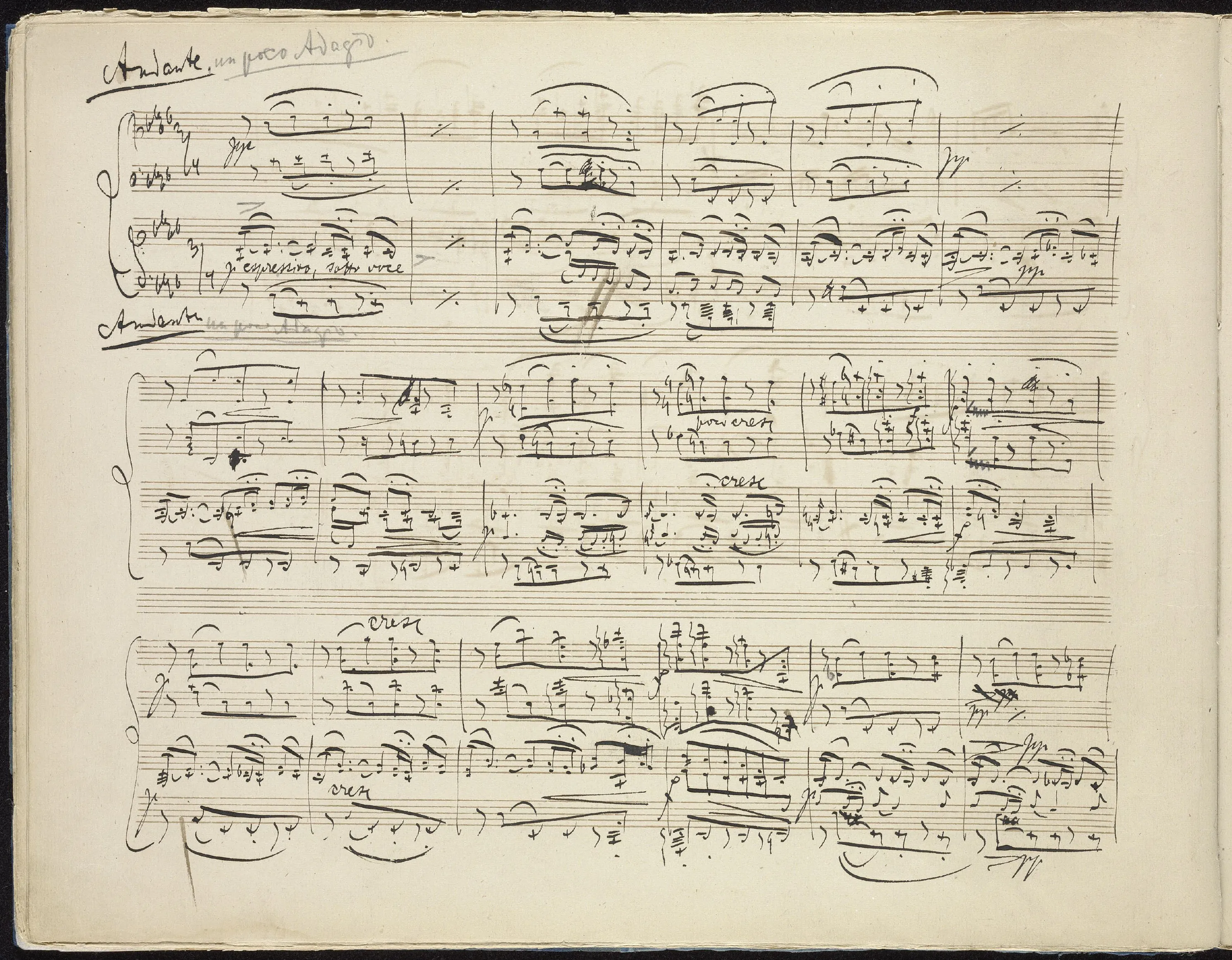 First page of Sonata for 2 Pianos