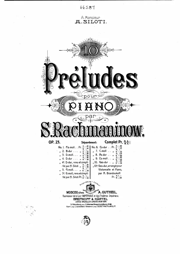 First page of 10 Preludes