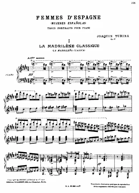 First page of Mujeres Españolas, Series 1