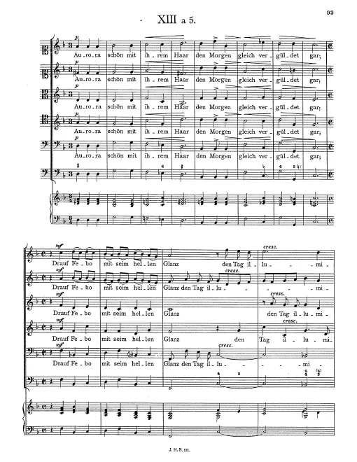 First page of Aurora schön mit ihrem Haar