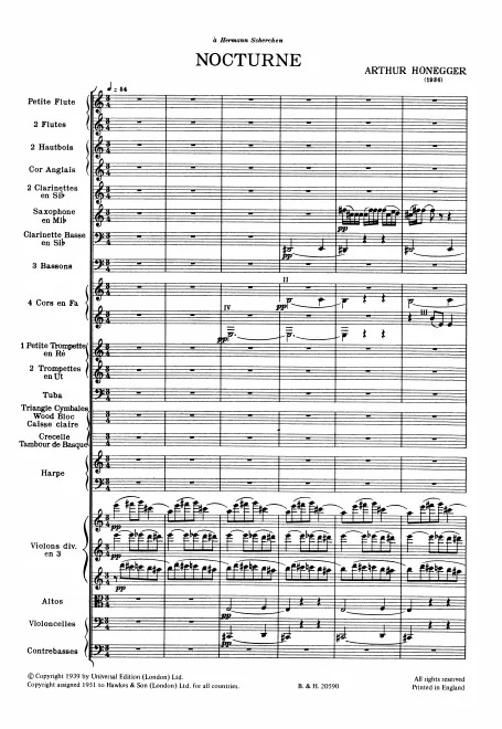 First page of Nocturne