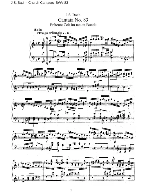 First page of Erfreute Zeit im neuen Bunde