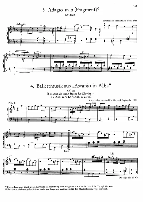 First page of Adagio