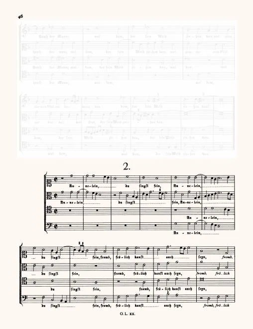 First page of Annelein, du singst fein