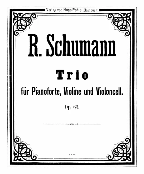 First page of Piano Trio No.1