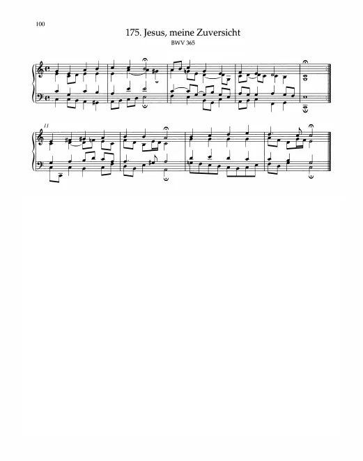 First page of Jesus, meine Zuversicht