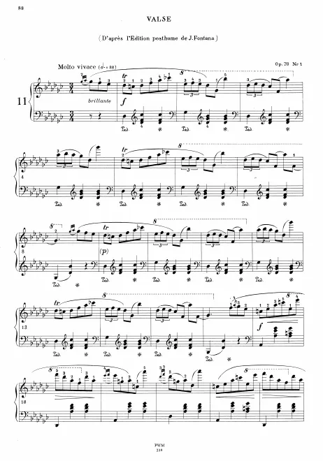 First page of Waltzes