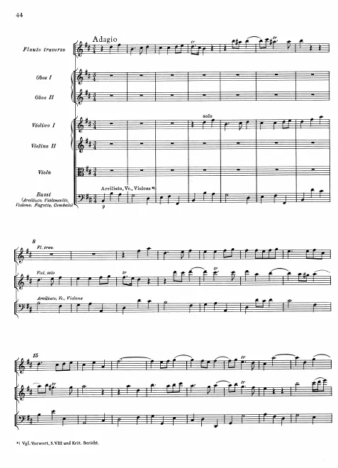 First page of Adagio and Allegro