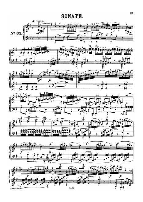 First page of Partita