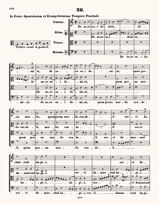 First page of Tristes erant Apostoli