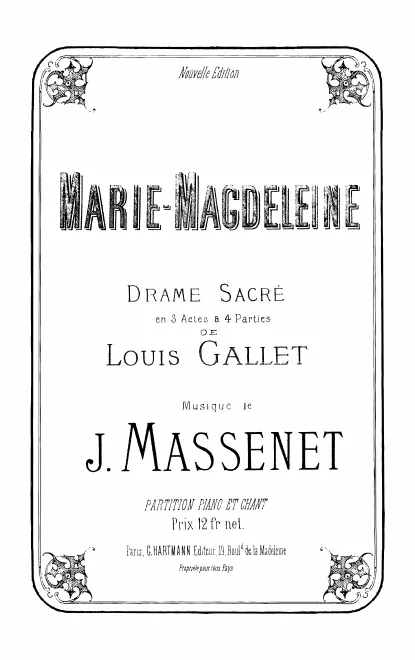 First page of Marie-Magdeleine