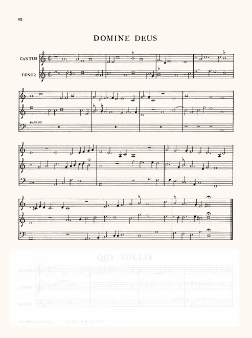 First page of Domine Deus