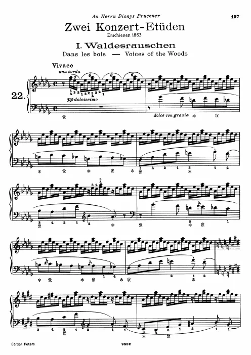 First page of 2 Konzertetüden