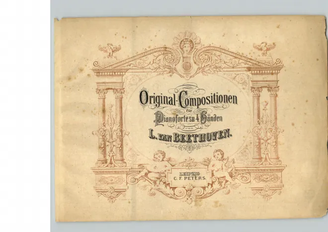 First page of 8 Variations on a Theme by Count Waldstein