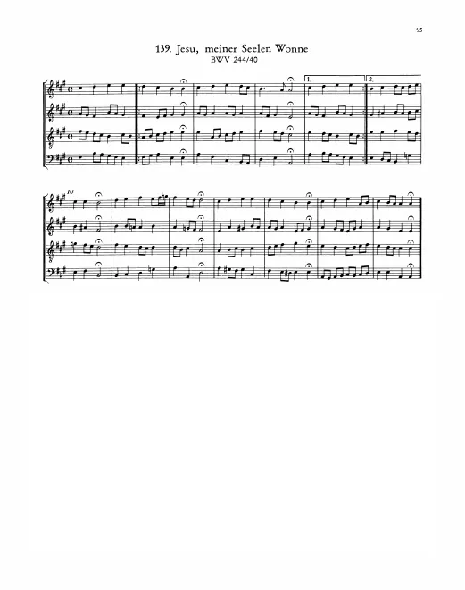 40/48. Chorus: 'Bin ich gleich von dir gewichen' (Textless)