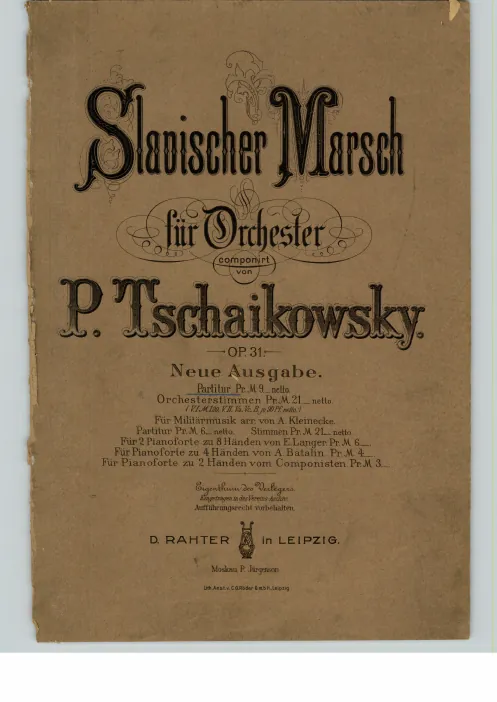 First page of Slavonic March