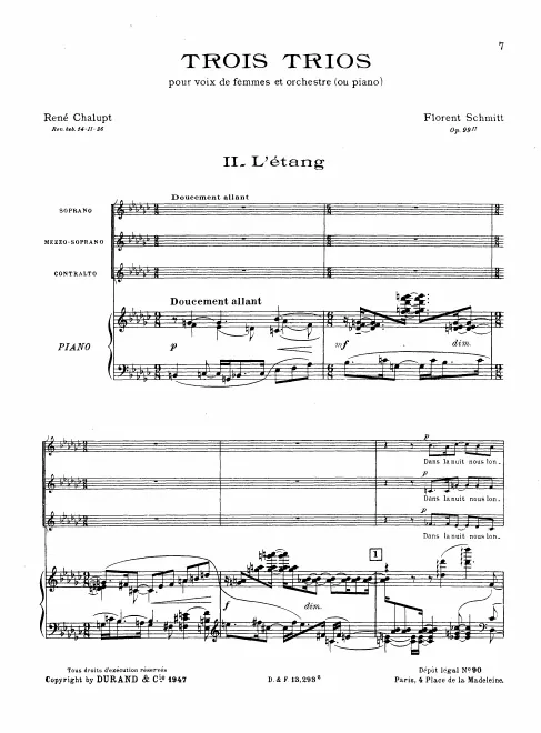 First page of 3 Trios