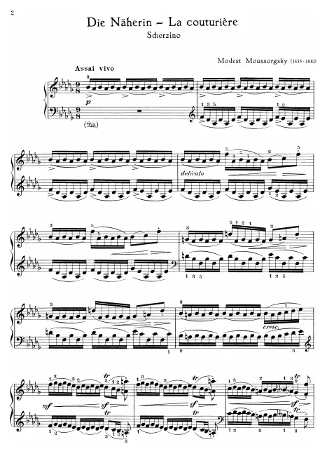 First page of Ausgewählte Werke