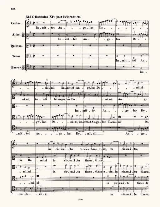 First page of Immittet Angelus