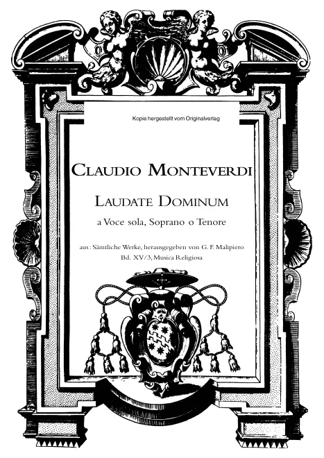 First page of Laudate dominum in sanctis eius