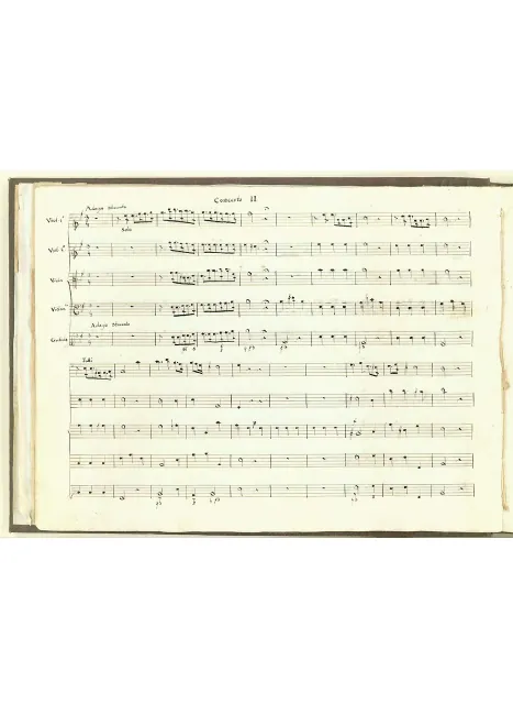 First page of Concerto in C minor