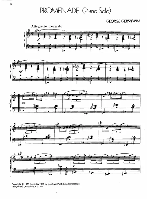 First page of Promenade