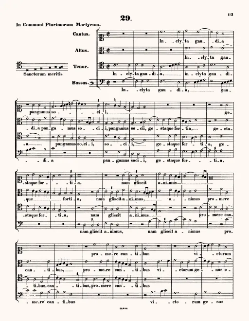 First page of Sanctorum meritis